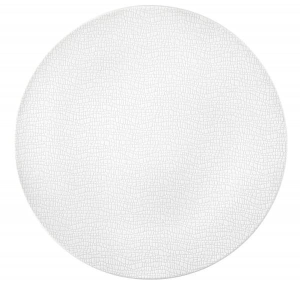 Seltmann Life Fashion luxury white Servierplatte rund flach 33 cm