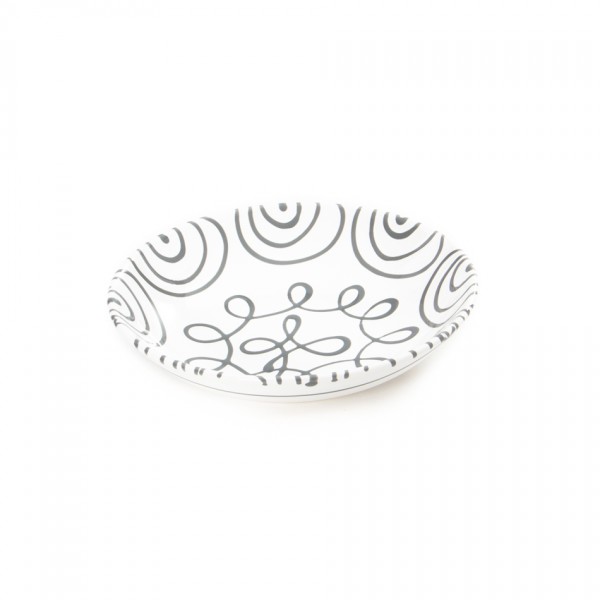 Gmundner Keramik Graugeflammt Suppenteller cup classic (TSCU20) 20 cm