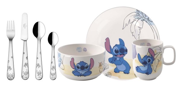 Villeroy &amp; Boch Disney Stitch 1486818435 Geschirr Set 7tlg.