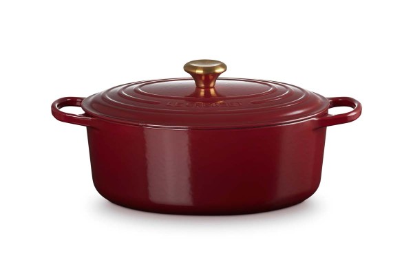 Le Creuset Gusseisen - Signature 21178319494441 Bräter oval 31cm 6,3L - Garnet