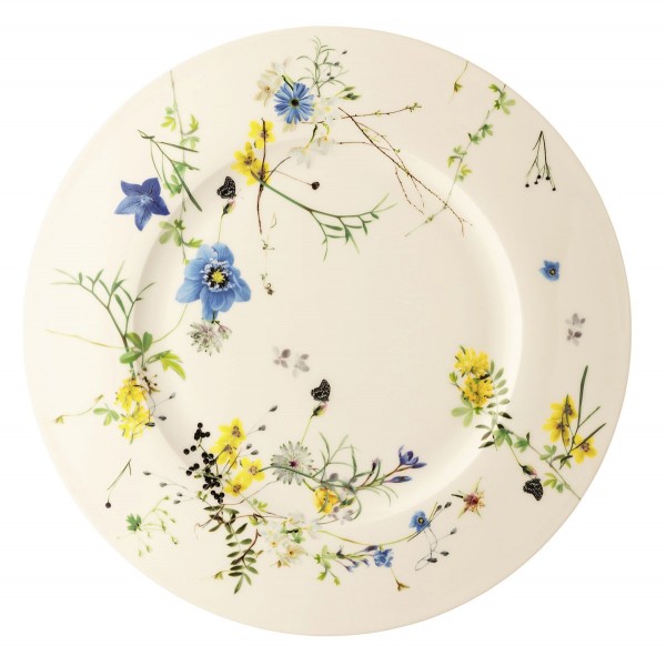 Rosenthal Brillance Fleurs des Alpes Platzteller 33 Fahne