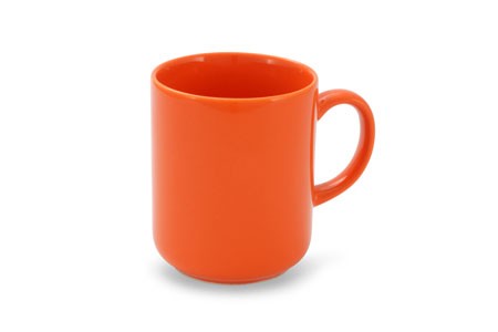 Friesland Happymix Orange Becher mit Henkel uni 0,25 l
