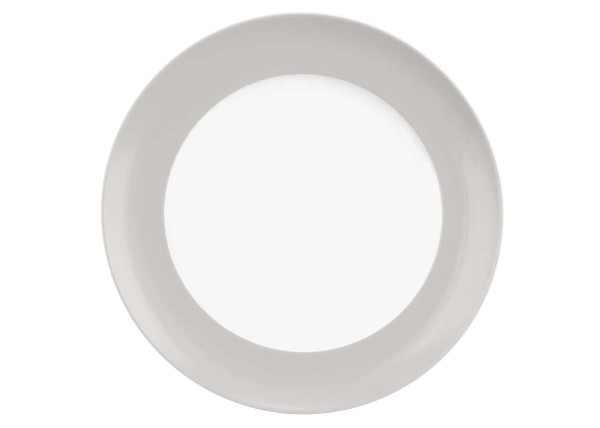 Seltmann Liberty Pure Colors New Grey Frühstücksteller rund 22,5 cm Fahne