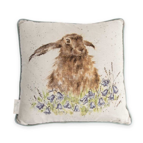 Wrendale Kissen CU001 &quot;Bright Eyes&quot; - Hase - quadratisch - 40cm