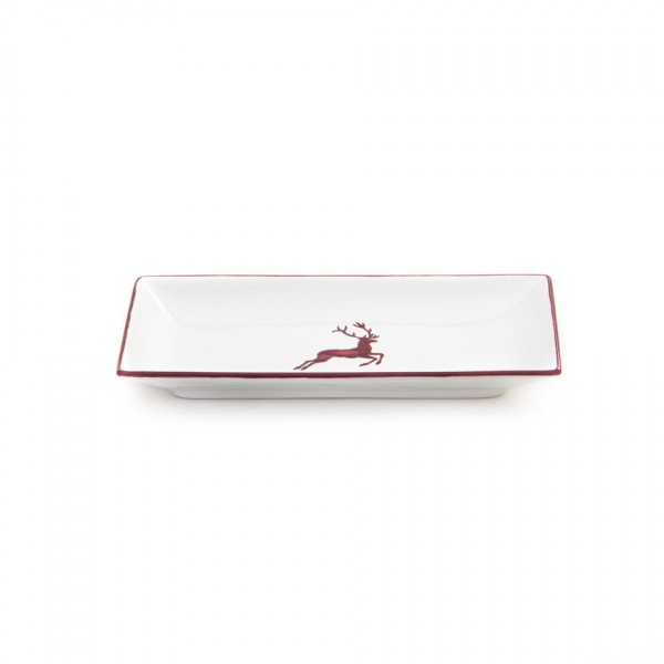 Gmundner Bordeauxroter Hirsch 0320SASN22 Snackschale (22x11cm)