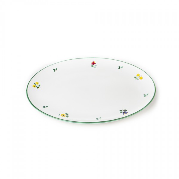 Gmundner Keramik Streublume Platte oval (POSE33) 33 x 26 cm