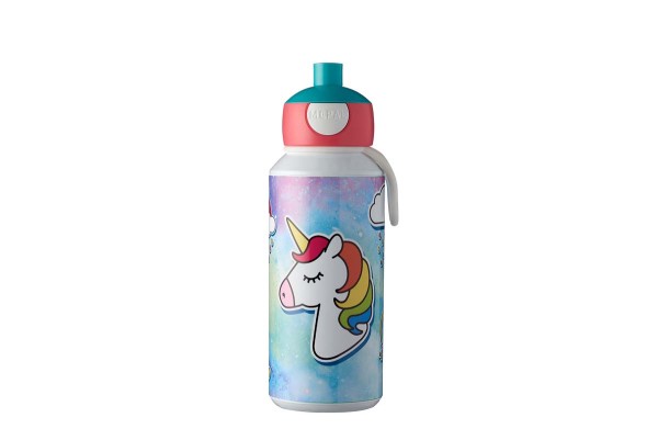Mepal Campus 107410065377 Trinkflasche Pop-Up 400ml - Einhorn