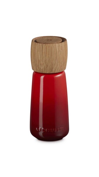 Le Creuset Mühlen 44018170600201 Salzmühle Premium 0,27L - Kirschrot