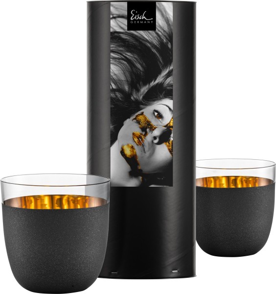 Eisch Cosmo Gold 180201 Becher 104/42 Gold - Schwarz - 2stk.