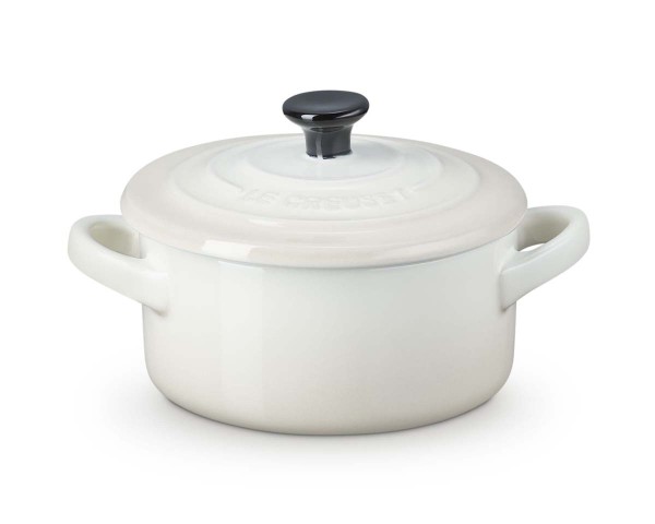 Le Creuset Steinzeug 71901107160100 Mini-Cocotte 10cm 0,25L - Meringue