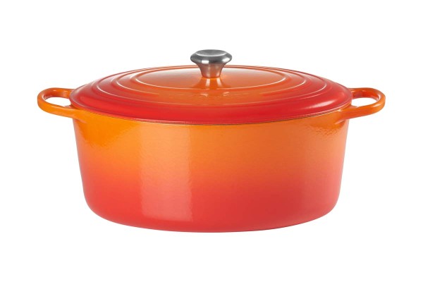 Le Creuset Kochgeschirr 21178400902430 Bräter Oval Signature 40cm - Ofenrot