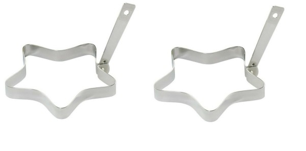 Küchenprofi Küchenhelfer 10 2630 28 00 2er Set Setzei-Ring &quot;Stern&quot;