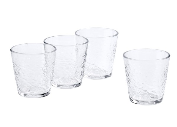 Royal Doulton Pacific Glas 1078688 4er Set Becher 350ml - Klar