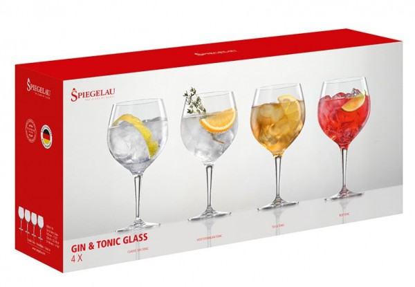 Spiegelau 4390179 Gin & Tonic Glas Set 4-tlg.