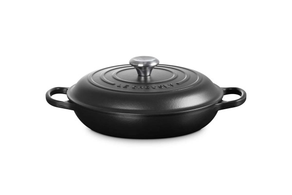 Le Creuset Gusseisen - Signature 21180280000430 Gourmet-Profitopf 28cm 2,8L - Schwarz Matt