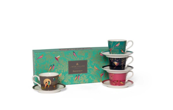 Portmeirion Sara Miller Chelsea SMC79194-XG Espressotasse 0,11l - Set 4tlg.
