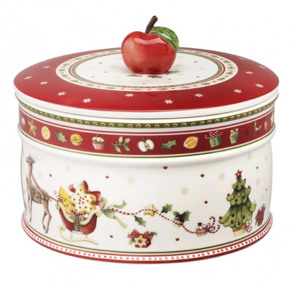 Villeroy &amp; Boch Winter Bakery Delight 1486124526 Gebäckdose, groß 13 x 17 cm