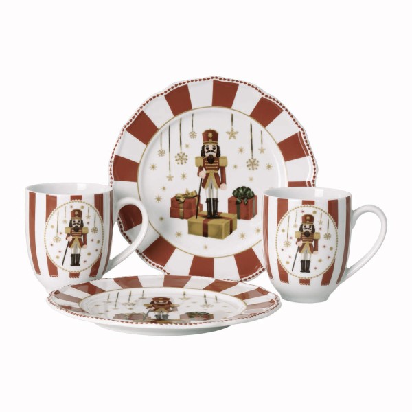 Hutschenreuther Christmas Love Rot Set 4-tlg.