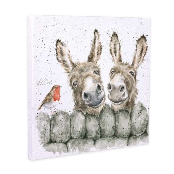 Wrendale Leinwand-Kollektion CANS-CS155 "Hee Haw" - Esel - 20cm