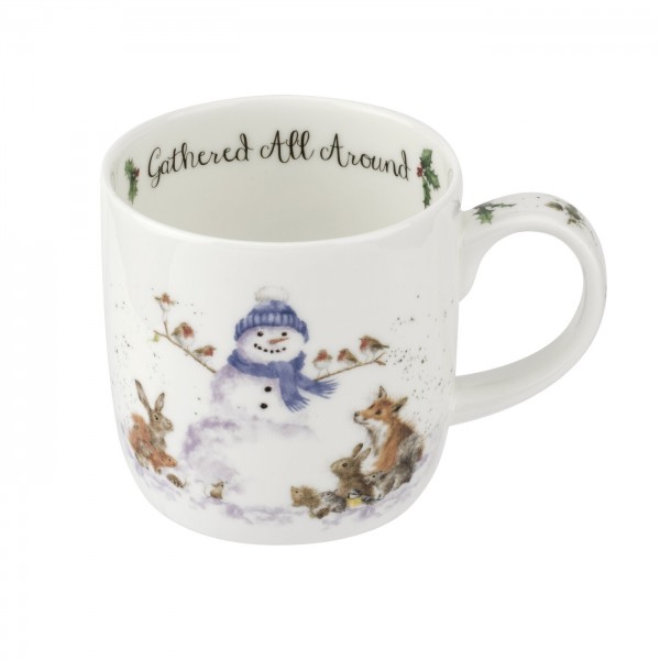 Wrendale Gathered All Around (Snowman) Becher 0.31L