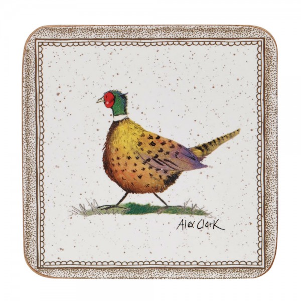 Churchill Alex Clark Wildlife Gläseruntersetzer Set 6-tlg. sortiert 10 x 10 cm