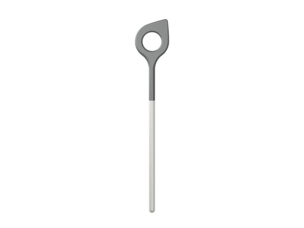 Rosti New Optima - Weiss 32151 Kochlöffel mit Loch 31 cm