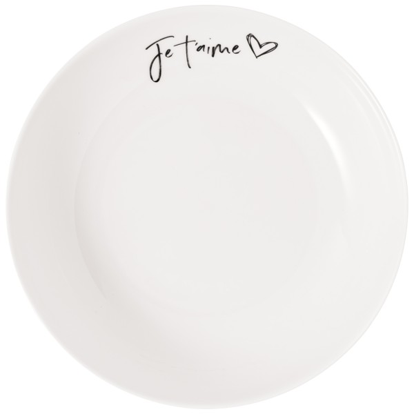 Villeroy &amp; Boch Statement 10-1621-6500 Schale flach je t`aime 18,7 cm