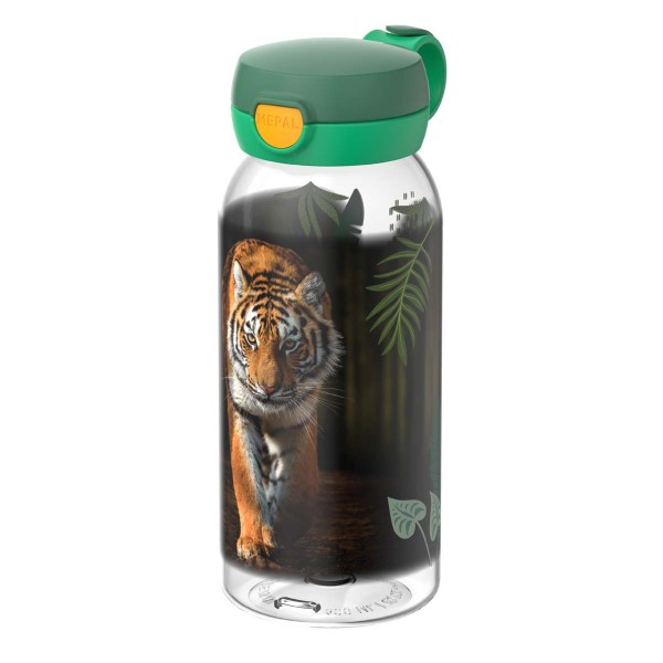 Mepal Campus 107485065402 Trinkflasche mit Klappdeckel 0,6l - Wild Tiger