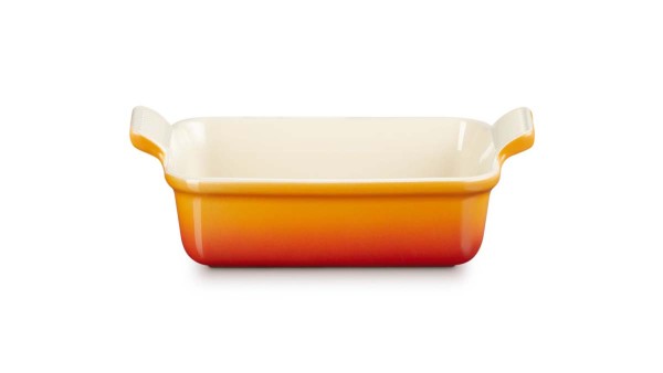 Le Creuset Steinzeug 71102190900001 Auflaufform rechteckig Tradition 19cm 1,1L - Ofenrot
