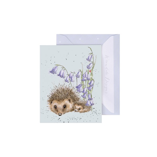 Wrendale Mini-Karten GE137 Love and Hedgehugs