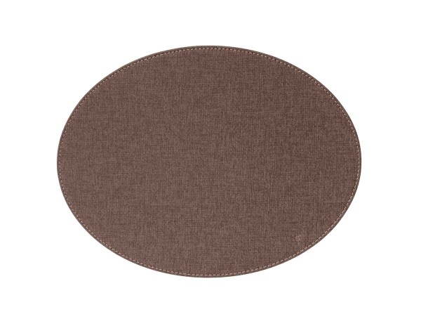 Freeform Platzset FFPMO2853 Textilstruktur - Braun - Oval