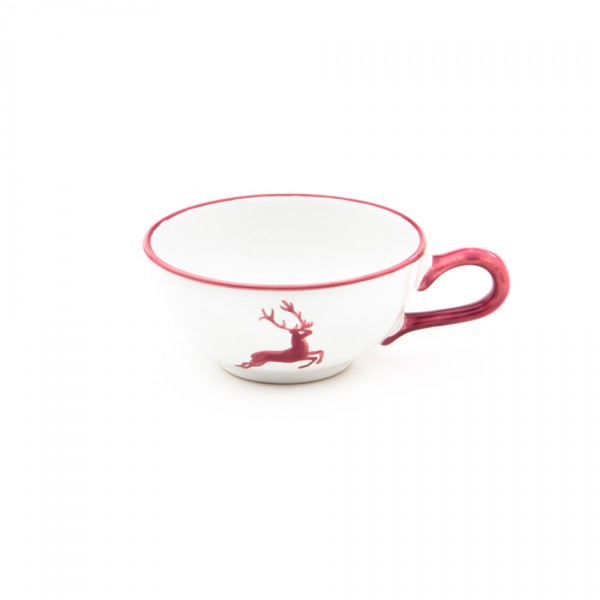 Gmundner Bordeauxroter Hirsch 0320TTGL11 Teetasse Cup (0,17L)