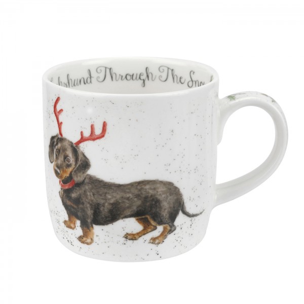 Wrendale Dachshund through the Snow (dog) Becher 0.31L
