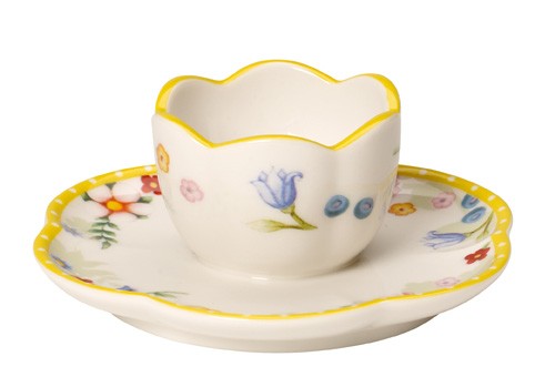 Villeroy &amp; Boch Spring Awakening 1486381960 Eierbecher mit Unterteller