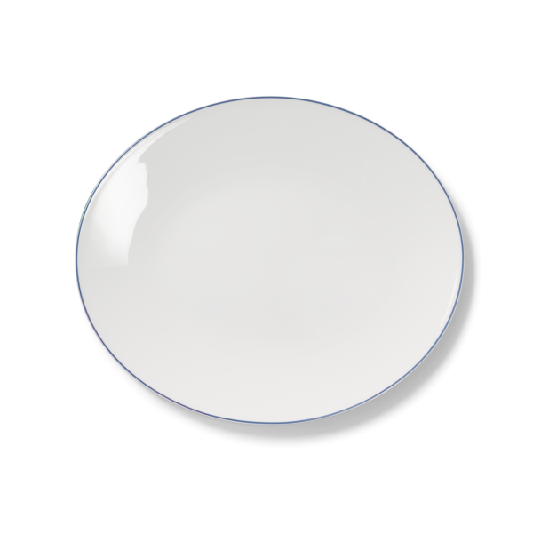 Dibbern Simplicity 0322012506 Platte oval / fischteller 32 cm - Hellblau