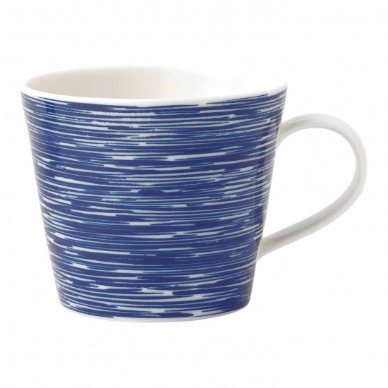 Royal Doulton Pacific Blue Texture Becher mit Henkel 0,40 l