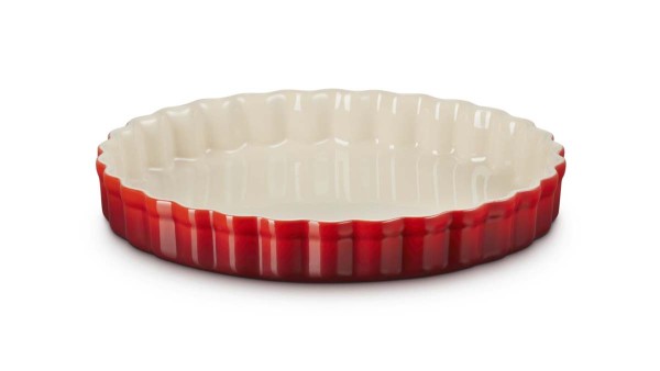 Le Creuset Steinzeug 71120240600001 Tarteform 24cm 1,4L - Kirschrot