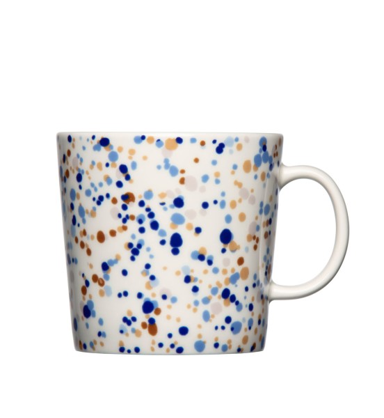 Iittala Oiva Toikka Collection 1067018 Becher mit Henkel 0,4L Helle blue-brown