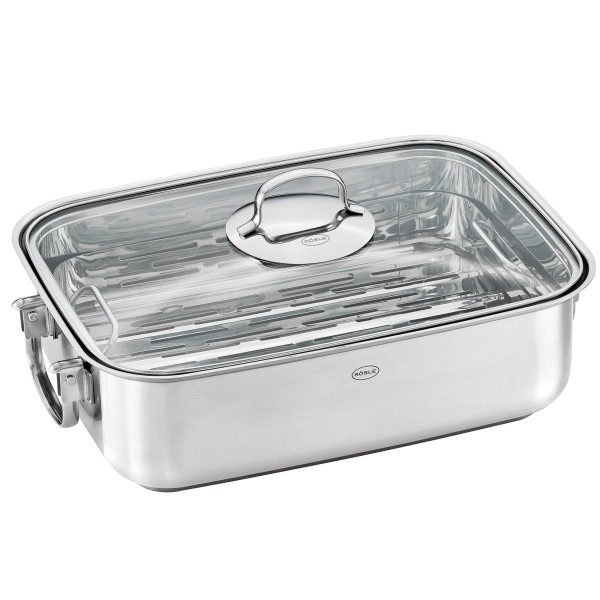 Rösle Elegance 132055 Bräter rechteckig mit Glasdeckel
