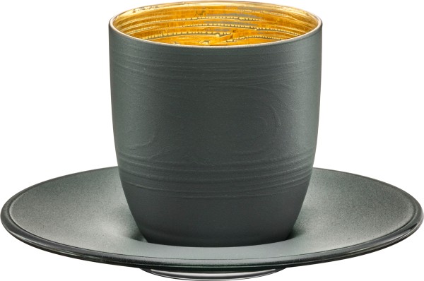 Eisch Cosmo Collect 180213 Espresso Set 109/65 Gold - Grau