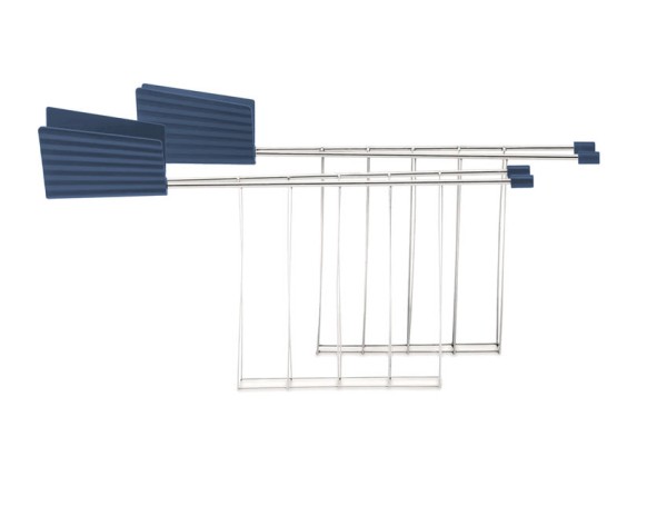 Alessi Plisse MDL08RADAZ 2 Zangel Toaster Blau