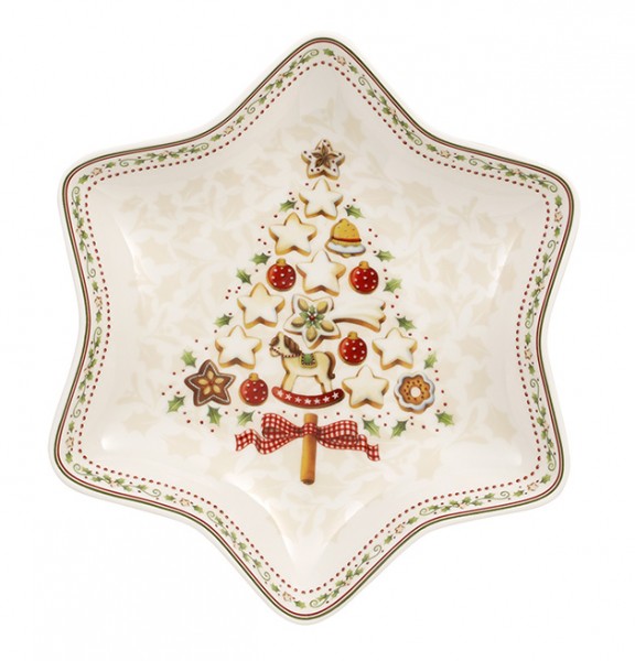 Villeroy &amp; Boch Winter Bakery Delight 1486123776 Sternschale mittel Baum 24,5 cm