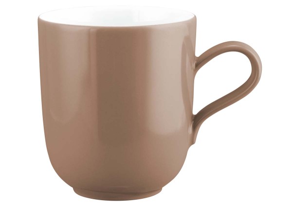 Seltmann Liberty Pure Colors Cocoa Brown Becher mit Henkel 0,40l
