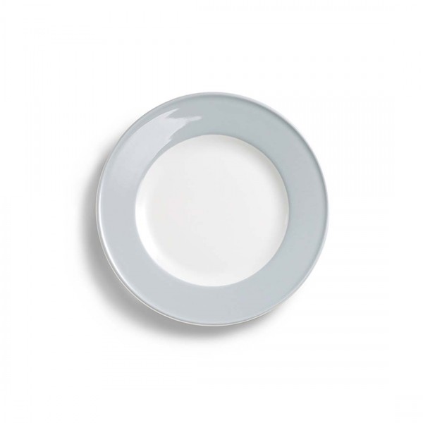 Dibbern Solid Color 2002100050 Lichtgrau Teller flach 21 cm Fahne
