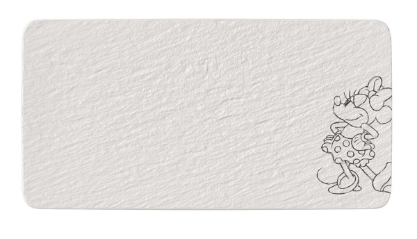Villeroy &amp; Boch Manufacture Rock Blanc - Mickey Mouse 1047202281 Servierplatte 35 x 18 cm