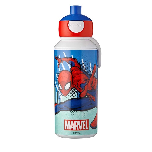 Mepal Campus 107410065396 Trinkflasche Pop-Up 400ml - Spiderman