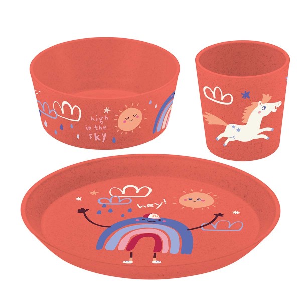 Koziol CONNECT Dreams 8337745 Set 3-tlg. - Organic Red