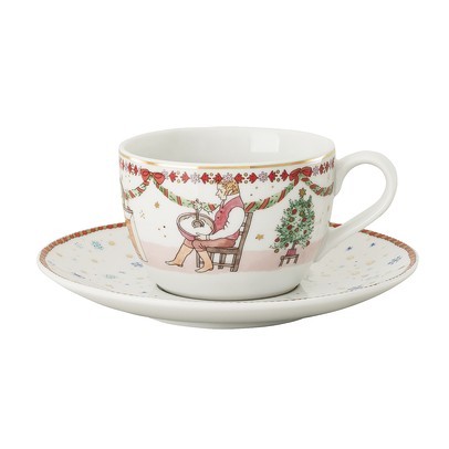 Hutschenreuther Sammelkollektion 2026 Winterschmaus Cappuccinotasse 0,22l 2-tlg.