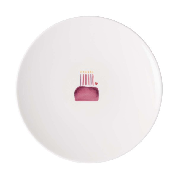 Villeroy &amp; Boch With Love 1016896152 Frühstücksteller - Happy Birthday 21cm