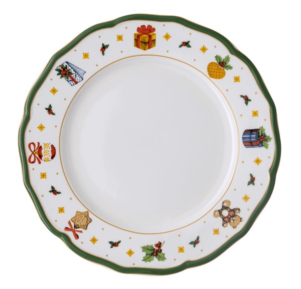 Hutschenreuther Happy Wintertime Green Teller 27 cm flach